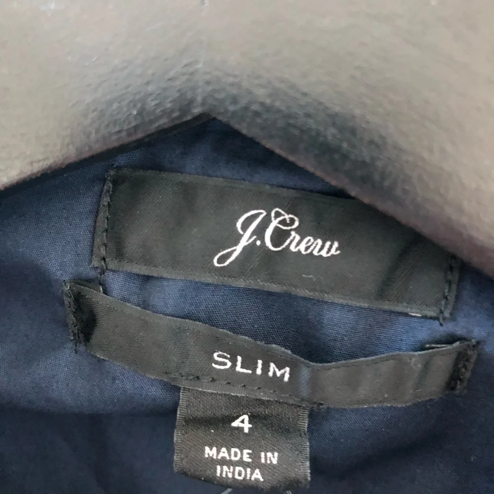 J.Crew Dog Emborided Slim Shirt